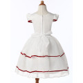 Grace Karin Red And White Short Sleeve Flower Girls Dresses CL4605